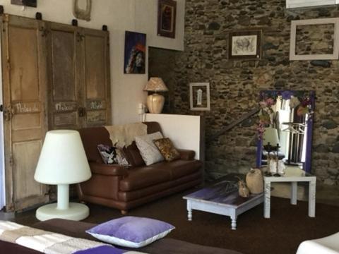 Bed and Breakfast Loft Atypique Villeneuve-de-Rivière Zewnętrze zdjęcie
