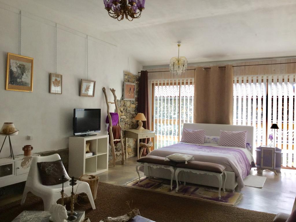 Bed and Breakfast Loft Atypique Villeneuve-de-Rivière Zewnętrze zdjęcie